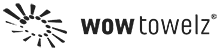 WOWTOWELZ Logo-7. Mikrofasertuch, Handtuch für Sport Fitness und 1001 andere Möglichkeiten. Microfaser.